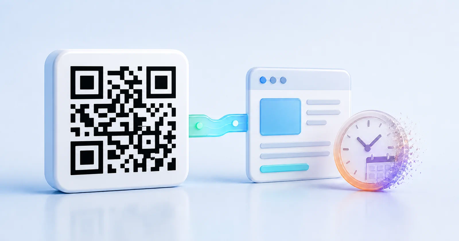 Чёткий QR-код остаётся неизменным, а срок относится к странице за ним