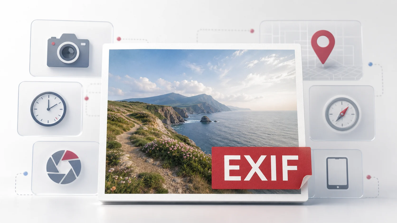 Фотография и скрытые EXIF-данные о камере, времени, ориентации и геолокации