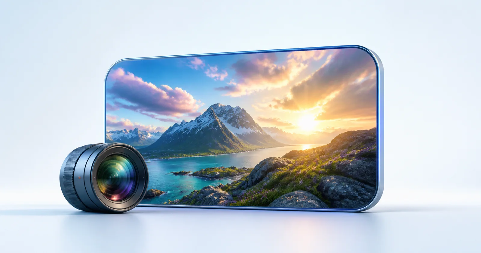 Камера и HDR-экран сохраняют детали яркого неба и глубоких теней в одном пейзаже