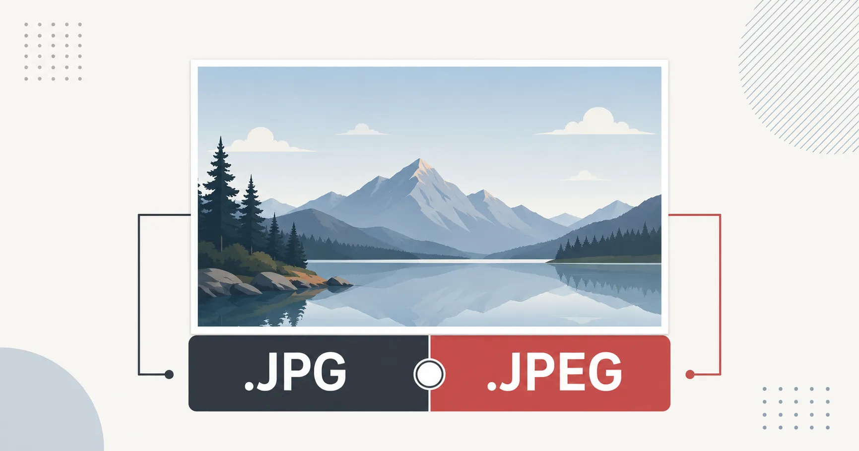 Файлы JPG и JPEG рядом как два расширения одного JPEG-изображения